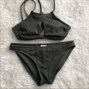 Green bikini